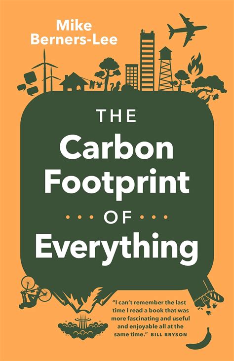 Image of the book cover for the book called "The Carbon Footprint of Everything" by Mike Berners-Lee